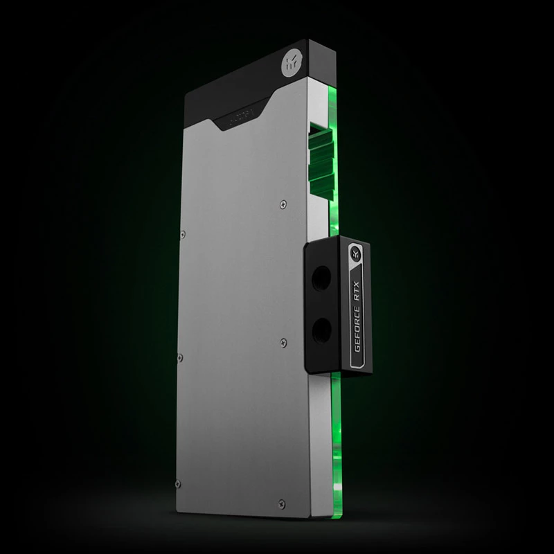 EK-Quantum Vector² RE RTX 3080/90 backplate, plateada