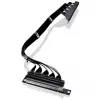 Thermaltake cable riser PCI-E 4.0 doble de 90 grados, 40 cm, negro