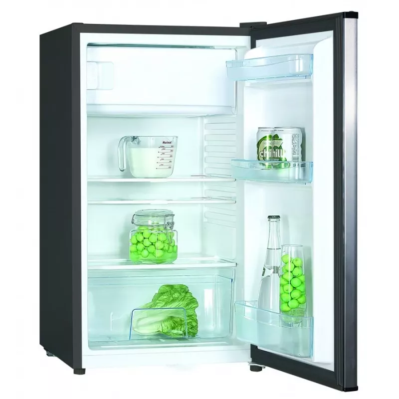 Frigorífico independiente MPM 112-CJ-16/AA — 82 L totales, 69 L frigorífico, 11 L congelador, gris, 480×500×840 mm, puerta reversible, clase E