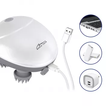 Masajeador de cabeza MEDIA-TECH MT6524 – diseño portátil, intensidad ajustable