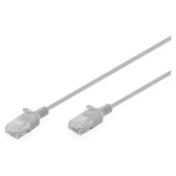 Cable de red DIGITUS CAT 6 U-UTP fino, 2 m, gris