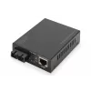 Digitus Convertidor de medios Gigabit PoE, RJ45 / SC, SM, PSE