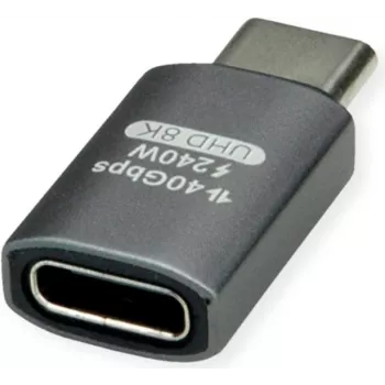 ROLINE adaptador USB4 40G Type C macho/hembra Aluminio (12.03.2931)