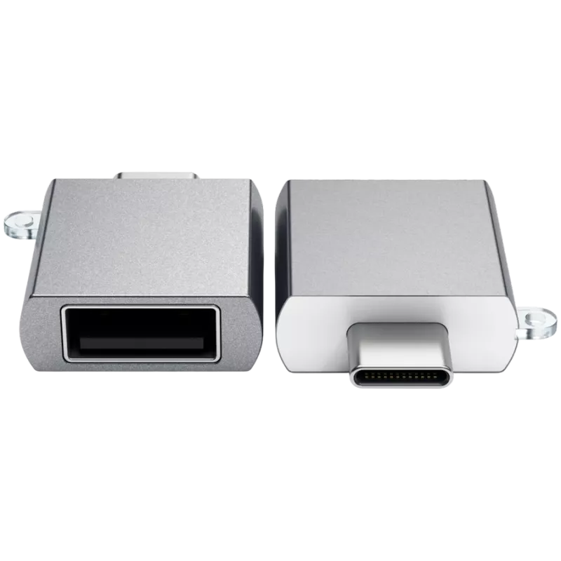 Adaptador Satechi USB-C a USB 3.0 Space Gray diseño elegante y alta calidad - diseño compacto - - - (179979)
