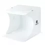 Fotobox con iluminación LED, 24x23x22 cm