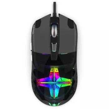 Ratón gaming INCA Cian INCA Empousa 3D RGB LED 7200 DPI con teclas macro