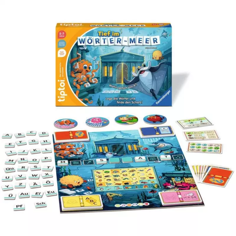 tiptoi Tief im Wörtermeer, juego de mesa