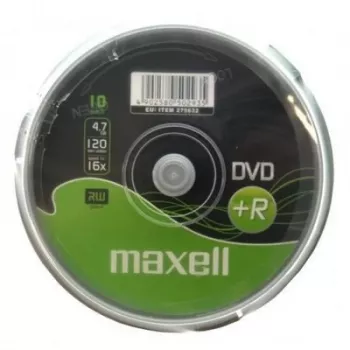 Maxell M160 DVD virgen 4.7 GB DVD+R 10 uds.