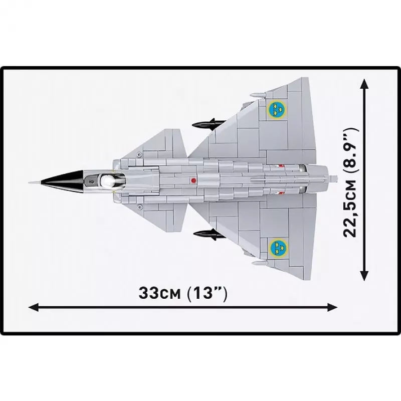 Cobi Blocks Saab AJ 37 Viggen 881 uds. set de construcción