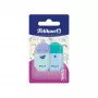 Goma de borrar Pelikan 606219 plástico multicolor 2 uds.