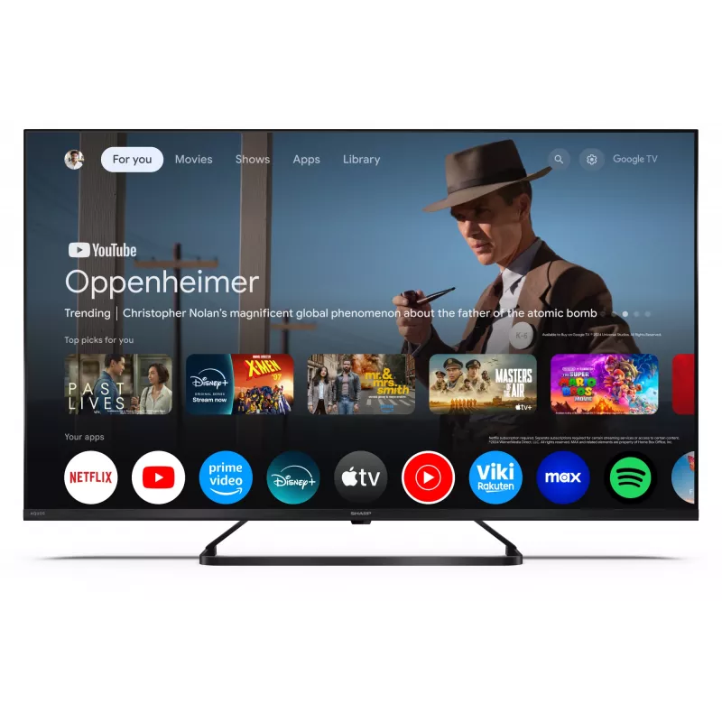 Sharp 43HP6265E TV Google UHD negro