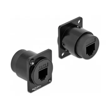 Adaptador de cable DeLOCK 86783 adaptador RJ-11 negro