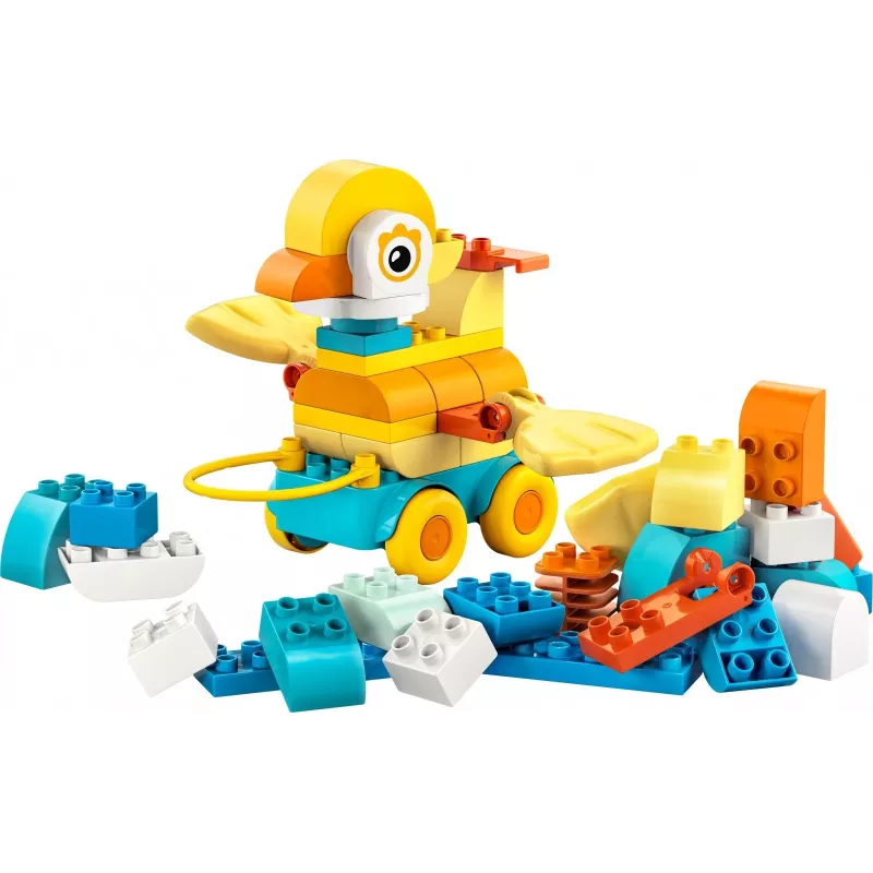 Set de juego LEGO DUPLO 3 en 1 Animales sobre ruedas 10448 — animales DUPLO de construcción y juego, 58 piezas, a partir de 2 años