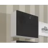 Conjunto de armarios de salón Cama VIGO 22 blanco/negro brillante