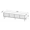 Mueble TV Cama CORTINA 4D 200x40x55 negro