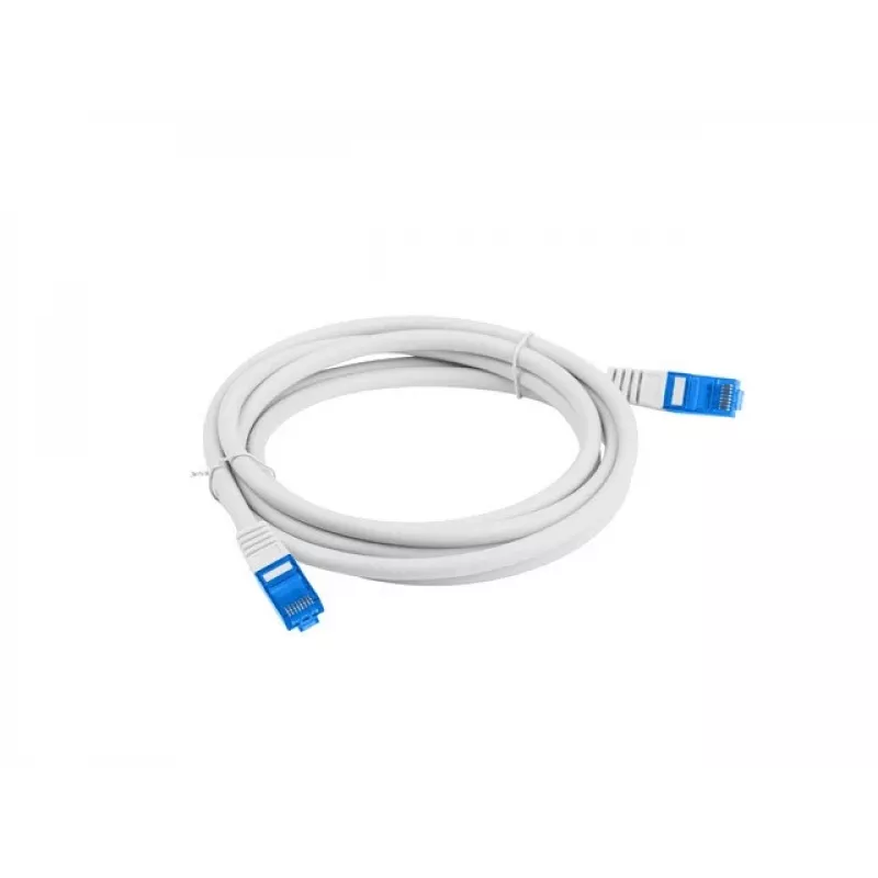 Cable Ethernet LANBERG Cat6a S/FTP PCF6A-10CC-1000-S, 10 m, gris, CCA, 500 MHz, RJ-45