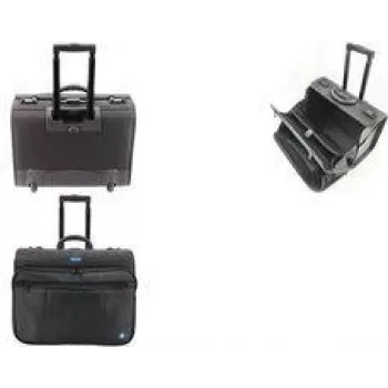 LIGHTPAK 46216 maletín de piloto trolley de PET reciclado (R-PE), negro