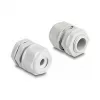 Prensaestopas EX DeLOCK M16 gris 2 uds. poliamida
