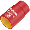 Vaso de carraca Zyklop VDE, 12mm, 3/8 rojo/amarillo, aislado hasta 1.000 voltios