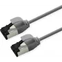 Cable de parcheo U/FTP ROLINE Cat.8.1 LSOH delgado gris 0,3 m (21.15.3211)