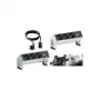 Regleta de enchufes Bachmann DESK 2 0,2 m 3 tomas AC Negro Blanco