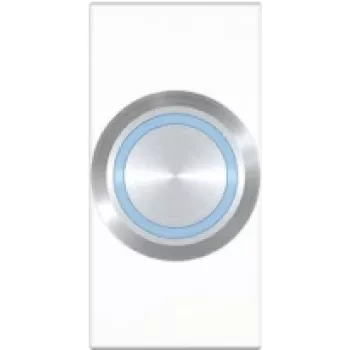 Kindermann 7464000443. Cantidad de módulos (máx.): 1 módulo(s). Color del producto: azul, acero inoxidable, blanco, Material: plástico, acero inoxidable. Ancho: 45 mm (7464000443