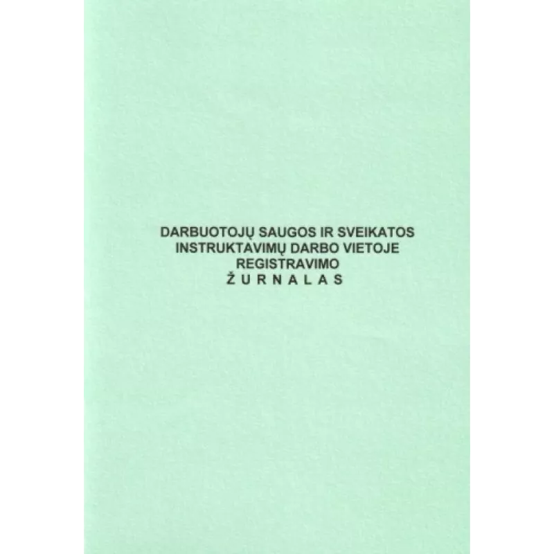 Libro de actas de instrucciones de seguridad y salud laboral, A4, 24 páginas (0720-024)