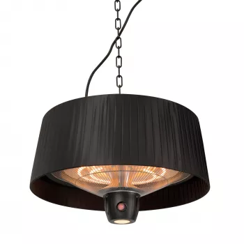 Calefactor infrarrojo SUNRED ARTIX C-HB, 1500 W, negro, IP24 para exterior