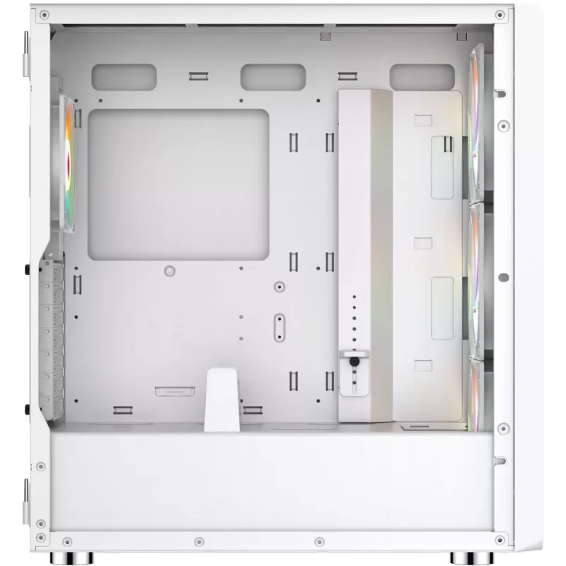Caja PC Silentware Air 100 White — semitorre compatible ATX, acabado blanco