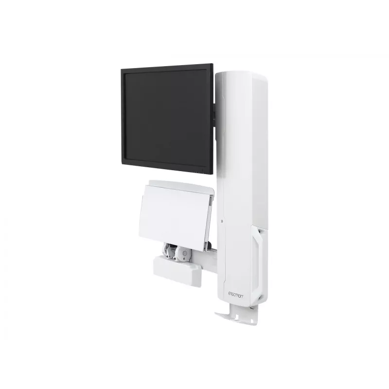 Soporte de monitor Ergotron 61-081-062 61 cm (24 pulgadas) Pared Blanco