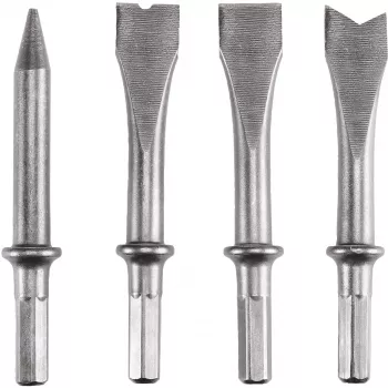 Cincel adaptador para martillo percutor Einhell 4132769 metálico 120mm 4 uds.