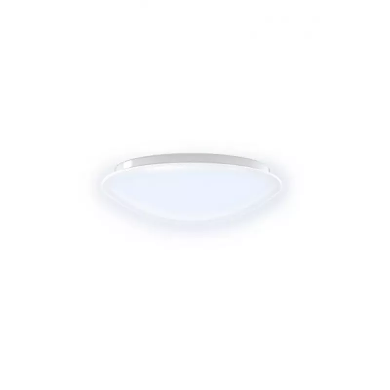 WOOX R5111 plafón LED inteligente, 30 cm, Wi-Fi 2,4 GHz, 2700–6500K, 1200 lm, regulable, IP20, redondo, blanco