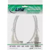 Microconnect USBAB5ANGLED-L Cable USB USB 2.0 5 m USB A USB B blanco
