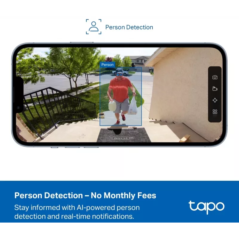 Cámara de vigilancia para exterior con batería TP-LINK Tapo C400 — 1080p, visión nocturna, audio bidireccional, detección de movimiento, IP65