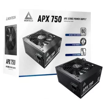 Montech APX750 fuente de alimentación 750 W 20+4 pin ATX ATX negro