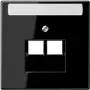 Jung LS 969-2 NAUA SW negro (LS969-2NAUASW)