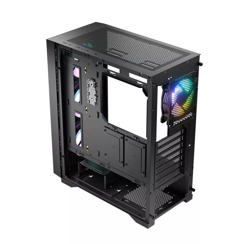 Logic DART PRO ARGB MIDI USB-C caja de PC negra