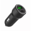 Adaptador de coche Gembird - USB Type-A y C PD - 20W