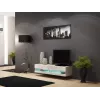 Conjunto de armarios de salón Cama VIGO nuevo 12 roble Sonoma/blanco brillante