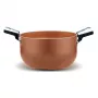 Cazo Pensofal Cuprum 24-2 con mango de acero inoxidable, 24 cm