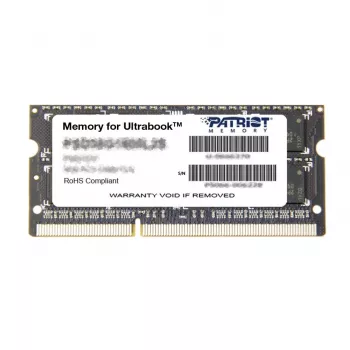 Memoria para portátil PATRIOT 8GB DDR3 1600MHz 204-Pin SO-DIMM 1,35V