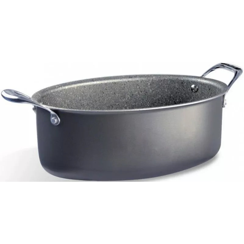Olla de cocción lenta Pensofal Invictum Professional ovalada 32 cm con 2 asas y tapa de cristal