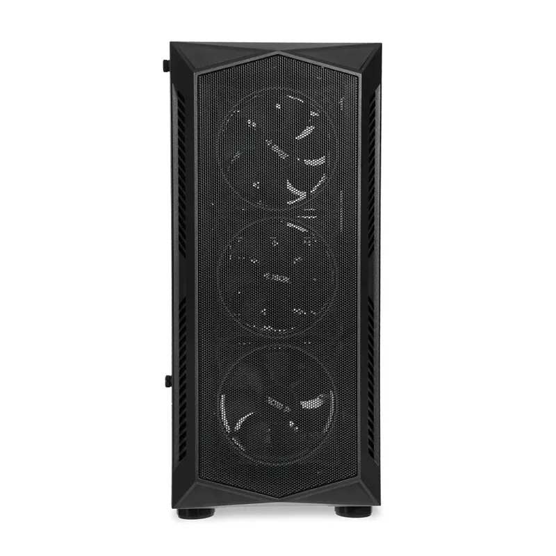 Caja de PC IBOX LUPUS 27 Midi Tower ATX, cristal templado, RGB, 455×200×380 mm, compatible con ATX, GPU hasta 32 cm