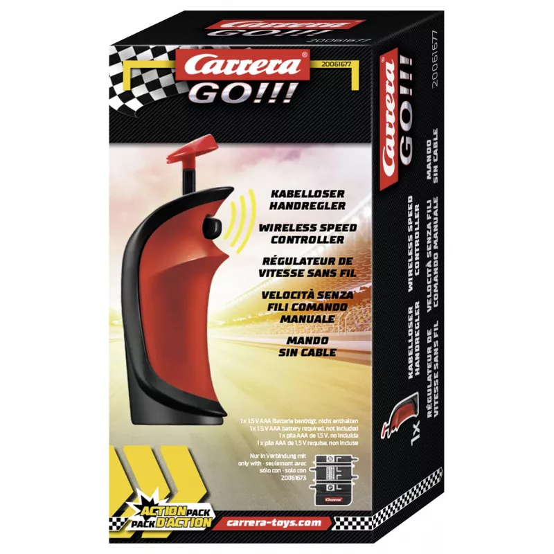 Mando de mano con cable/inalámbrico CARRERA 20061677 para carreras de slot Carrera GO!!!