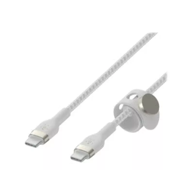 Belkin BOOSTCHARGE PRO Flex Cable USB 1 m USB 2.0 USB C blanco (CAB011BT1MWH)