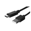 Cable USB-A a USB-C LANBERG CA-USBO-20CU-0018-BK — USB 2.0, 1,8 m, negro