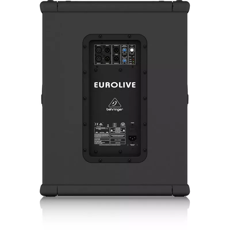 Behringer EUROLIVE B1500XP Altavoz de 2 vías negro con cable