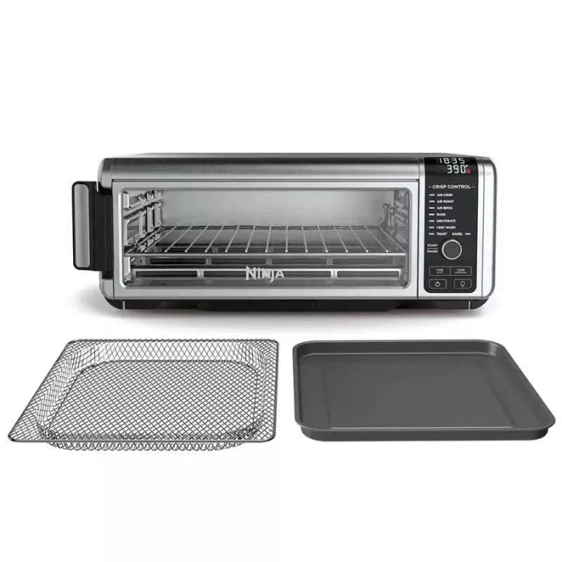 Ninja SP101 Individual 10 L de pie 2400 W freidora de aire negro, acero inoxidable