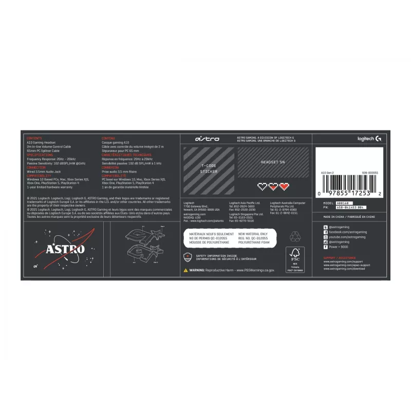 Auriculares ASTRO Gaming A10