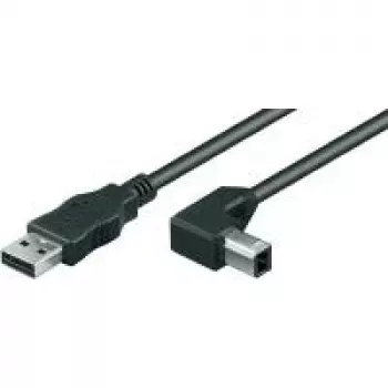 Wentronic Goobay cable USB 2.0 Hi-Speed, negro, 3 m - conector macho USB 2.0 (Type-A) > conector macho USB 2.0 (Type-B) (68733)